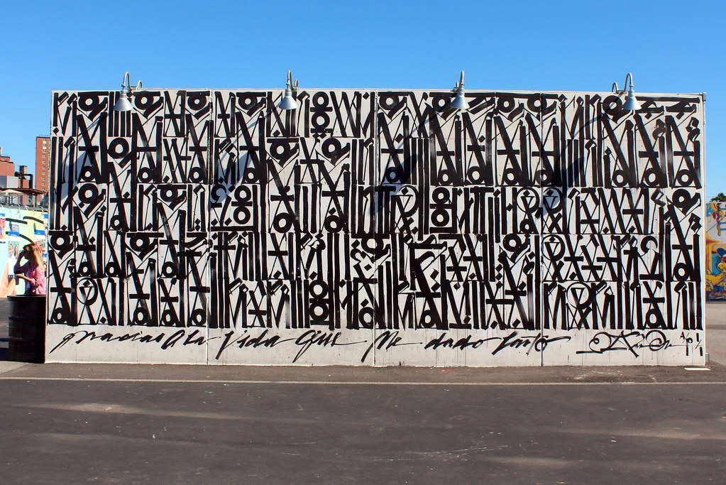 RETNA mural at Coney Art Walls Coney Island New York