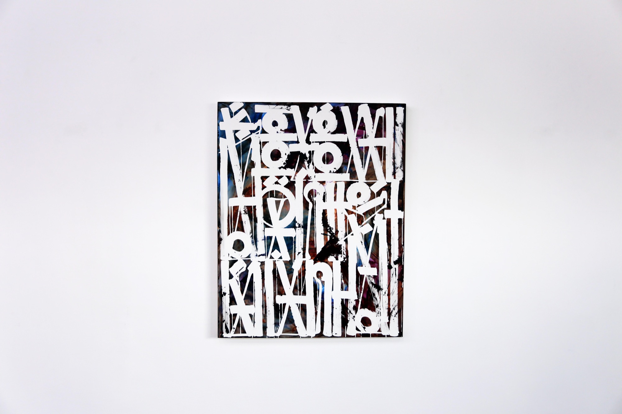 RETNA Between The Lines exhibition at The Mine, Dubai Al Quoz (2016)